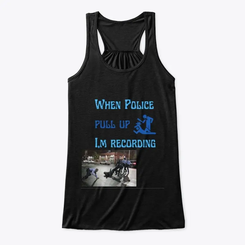 police pull up t shirt