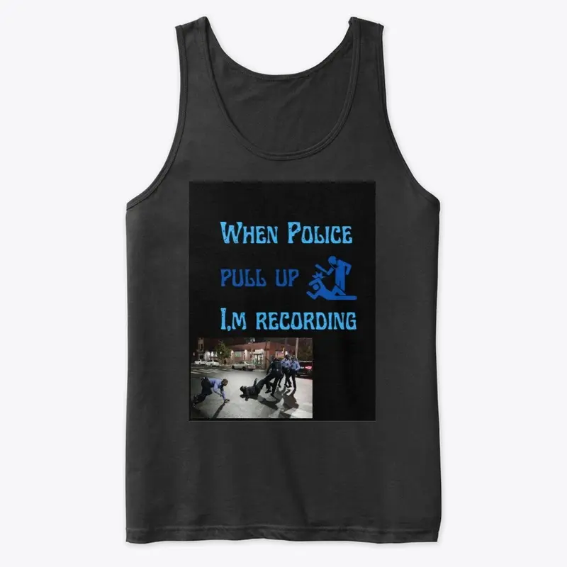 police pull up t shirt